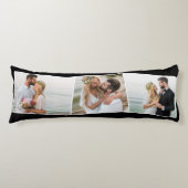 Coussins Longs Mariage Photo ZigZag Photo Montage Personnalisé (Devant)