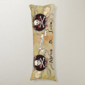 Coussins Longs Mariage pirate (Devant (Vertical))