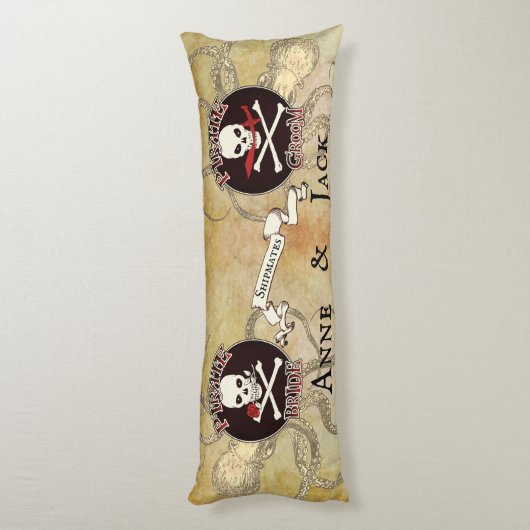 Coussins Longs Mariage pirate (Dos (Vertical))