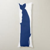 Coussins Longs Marine de baleine (devant Vertical)