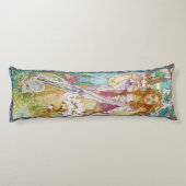 Coussins Longs Maud Adams, Jeanne d'Arc, Mucha (Dos)