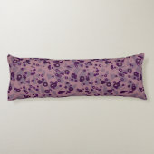 Coussins Longs mauve géométrique violet (Dos)