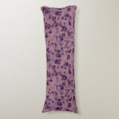 Coussins Longs mauve géométrique violet (Devant (Vertical))