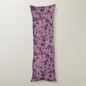 Coussins Longs mauve géométrique violet (Dos (Vertical))
