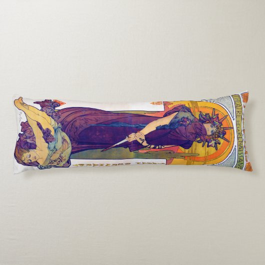 Coussins Longs Medea (Medee), Alphonse Mucha (Dos)