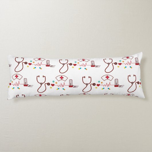 Coussins Longs médecin, Infirmière, Médicale, hôpital (Dos)