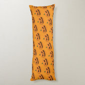 Coussins Longs Menacer Jack O'Lantern Halloween (Dos (Vertical))