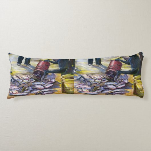 Coussins Longs Menu du jour, Harbor Island (Devant)