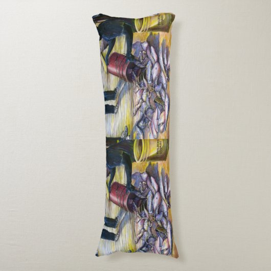 Coussins Longs Menu du jour, Harbour Island (Devant (Vertical))