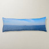 Coussins Longs Mer Noire calme Roumanie – Impression de mouettes (Dos)
