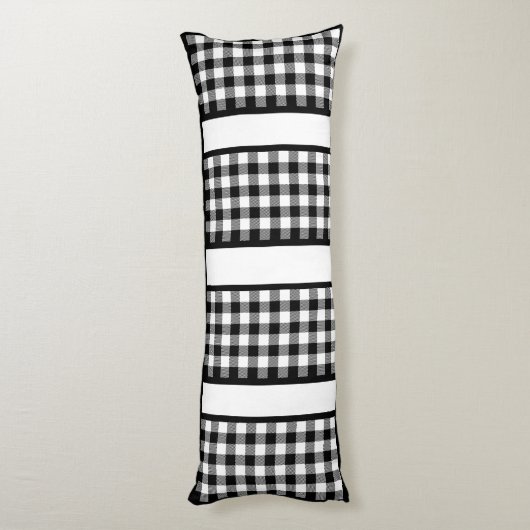 Coussins Longs Merci Gnome Buffalo Plaid (Dos (Vertical))