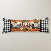 Coussins Longs Merci Gnome Buffalo Plaid (Devant)