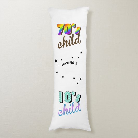 Coussins Longs Mère et bébé Décades 1970 / 2010 (Devant (Vertical))