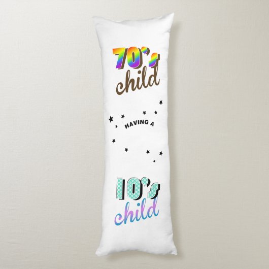 Coussins Longs Mère et bébé Décades 1970 / 2010 (Dos (Vertical))
