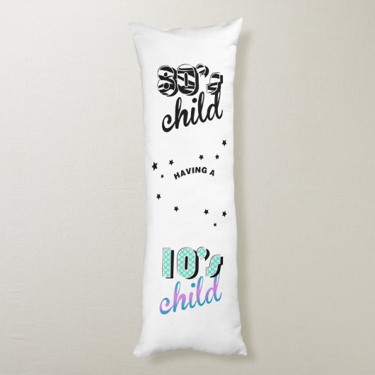 Coussins Longs Mère et bébé Décades 1980 / 2010 (Dos (Vertical))