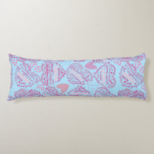 Coussins Longs Mère jours coeur 01.Rose Lblue BG
