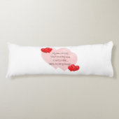 Coussins Longs Mes bras sont pleins (Devant)