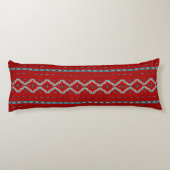 Coussins Longs Mésas Sud-Ouest Rouge & Turquoise (Dos)