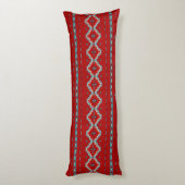 Coussins Longs Mésas Sud-Ouest Rouge & Turquoise (Dos (Vertical))