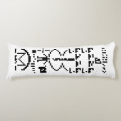 Coussins Longs Message binaire Arecibo 1974 (Devant)