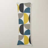 Coussins Longs Mi-siècle moderne Turmer Gunmetal et bleu (Devant (Vertical))