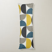 Coussins Longs Mi-siècle moderne Turmer Gunmetal et bleu (Dos (Vertical))