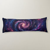 Coussins Longs Midnight Galaxy Swirl – Deep Purples & Blues (Dos)