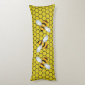 Coussins Longs Miel Bee (Dos (Vertical))