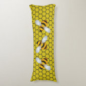 Coussins Longs Miel Bee (devant Vertical)