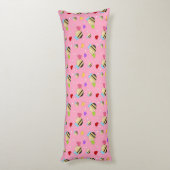 Coussins Longs Mienne abeille de la Saint-Valentin (Dos (Vertical))