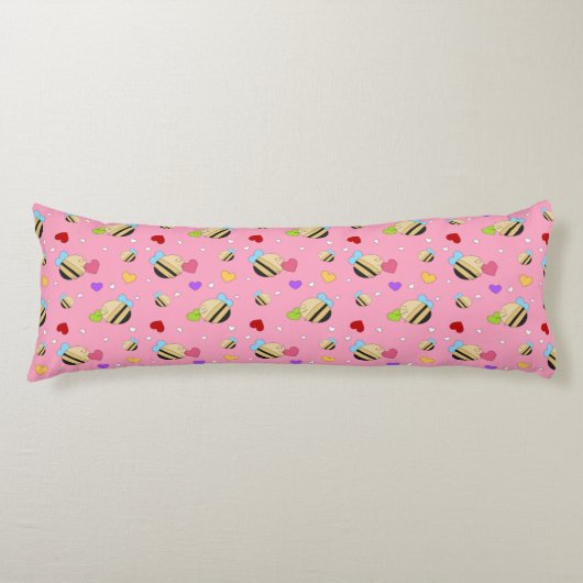 Coussins Longs Mienne abeille de la Saint-Valentin (Devant)