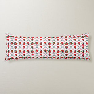Coussins Longs Mignon motif sans couture de coccinelle kawaii flo
