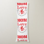 Coussins Longs Mignonne Maman Amour (Devant (Vertical))