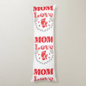 Coussins Longs Mignonne Maman Amour (Dos (Vertical))