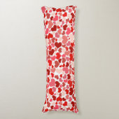Coussins Longs Mignonne Romantique Rose Coeur Rouge Literie (Devant (Vertical))