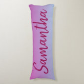 Coussins Longs mignonne violet et bleu ombre (Devant (Vertical))