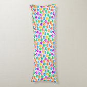 Coussins Longs Mignons monstres pixellisés colorés motifs (Devant (Vertical))