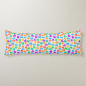 Coussins Longs Mignons monstres pixellisés colorés motifs (Devant)