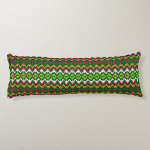 Coussins Longs Mignons motifs géométriques traditionnels colorés