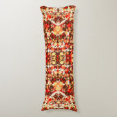 Coussins Longs Mignons rouge brun orange pierres abstraites (Devant (Vertical))