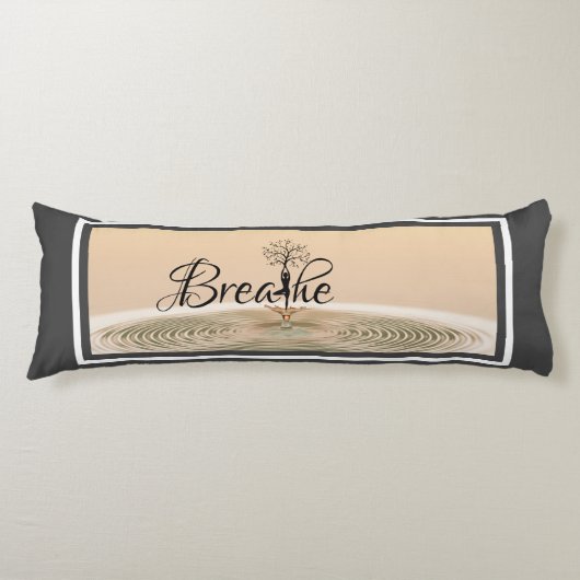 Coussins Longs Mindfulness Yoga Arbre de vie Oreiller corps (Devant)
