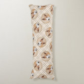 Coussins Longs Miniature Bull Terrier Peinture Chien Art original (Devant (Vertical))