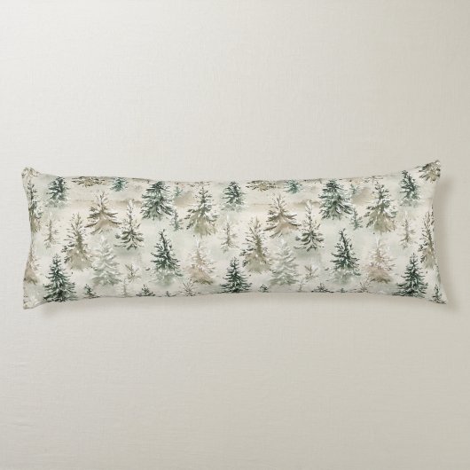 Coussins Longs Mint Green Christmas Bunny Rabbits (Dos)