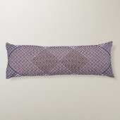 Coussins Longs Minuscule à damiers 2 tons 04A Lpink BG (Dos)