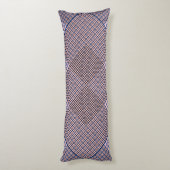 Coussins Longs Minuscule à damiers 2 tons 04A Lpink BG (Dos (Vertical))