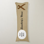 Coussins Longs Modèle de carbone Brown standard par Kenneth Yonci (Devant (Vertical))