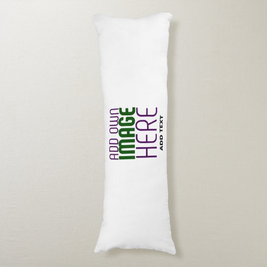 COUSSINS LONGS MODÈLE DE TEXTE D'IMAGE BLANCHE SIMPLE MODERNE (Devant (Vertical))