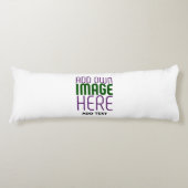 COUSSINS LONGS MODÈLE DE TEXTE D'IMAGE BLANCHE SIMPLE MODERNE (Devant)