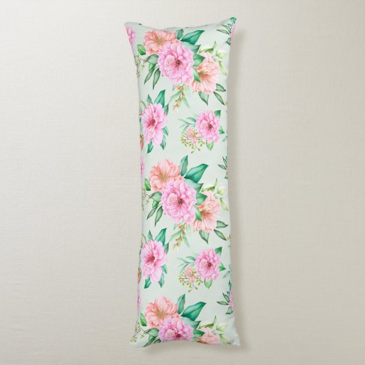 Coussins Longs Modèle floral (Dos (Vertical))