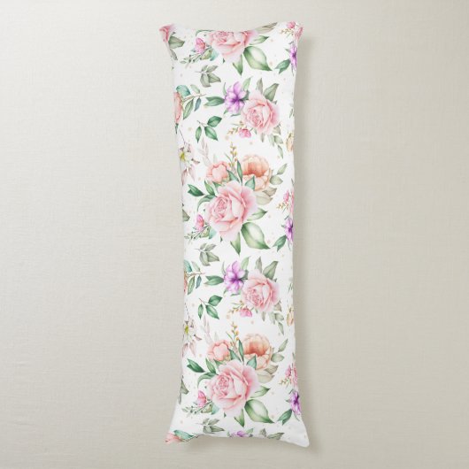 Coussins Longs Modèle floral (Devant (Vertical))